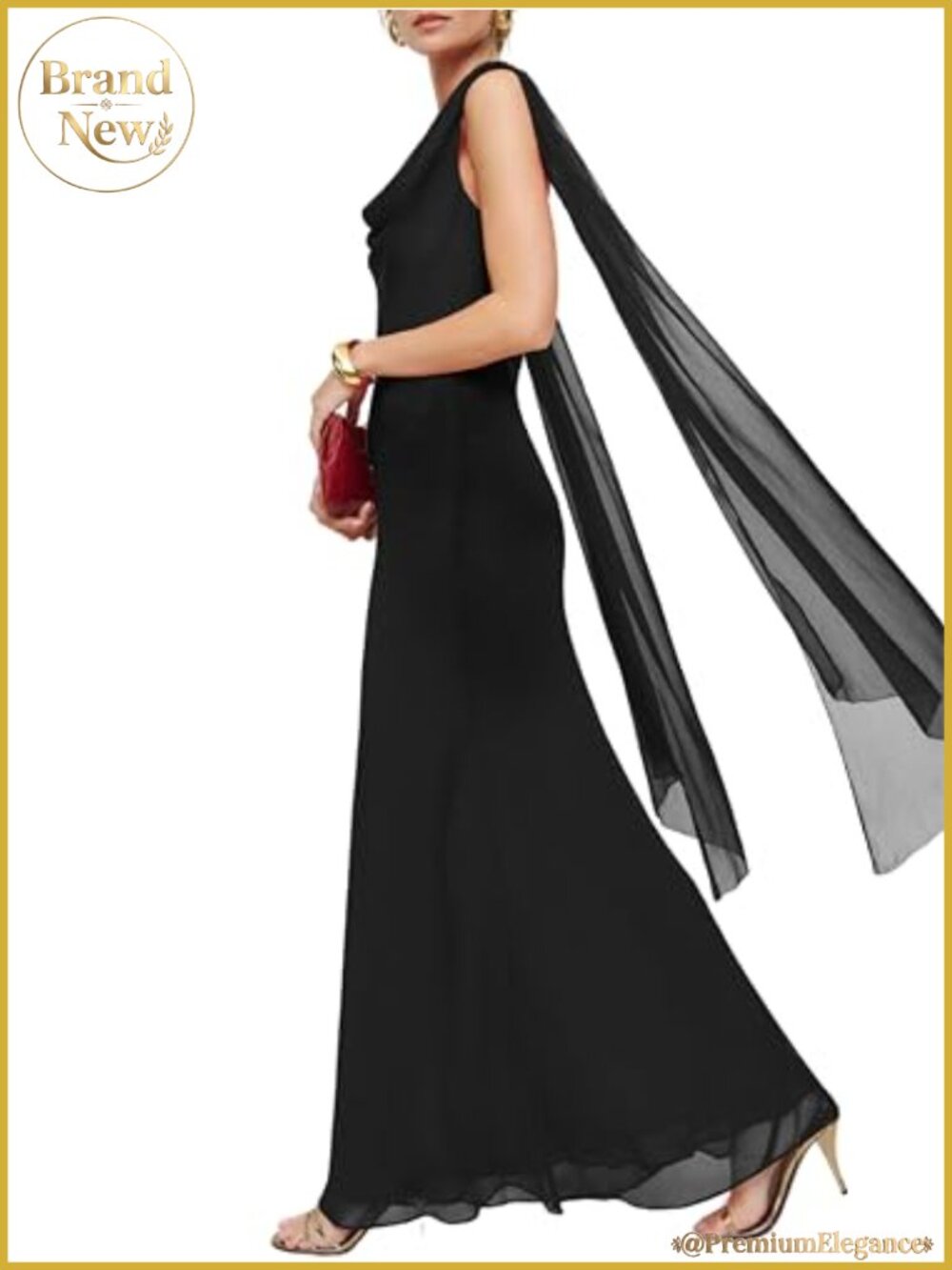 Bodycon Formal Maxi Dress with Sweetheart Neckline